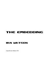 The Embedding cover