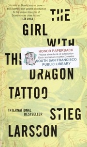 The Girl with the Dragon Tattoo cover