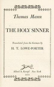 The Holy Sinner cover