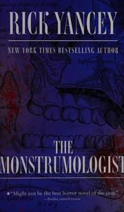 The Monstrumologist cover