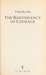 The Redundancy of Courage cover