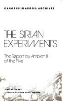 The Sirian Experiments cover