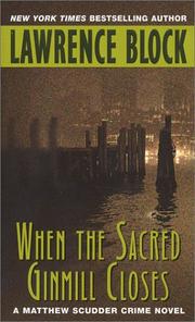 When the Sacred Ginmill Closes cover