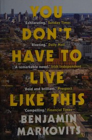 You Don't Have to Live Like This cover